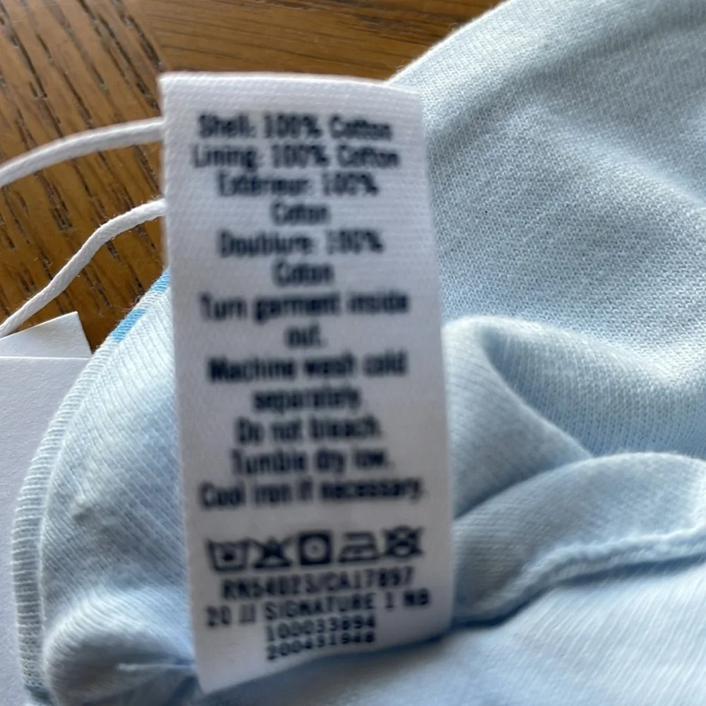 Janie & Jack Infant Beanie Blue Tiger Pattern Size 0-3 Months NWT